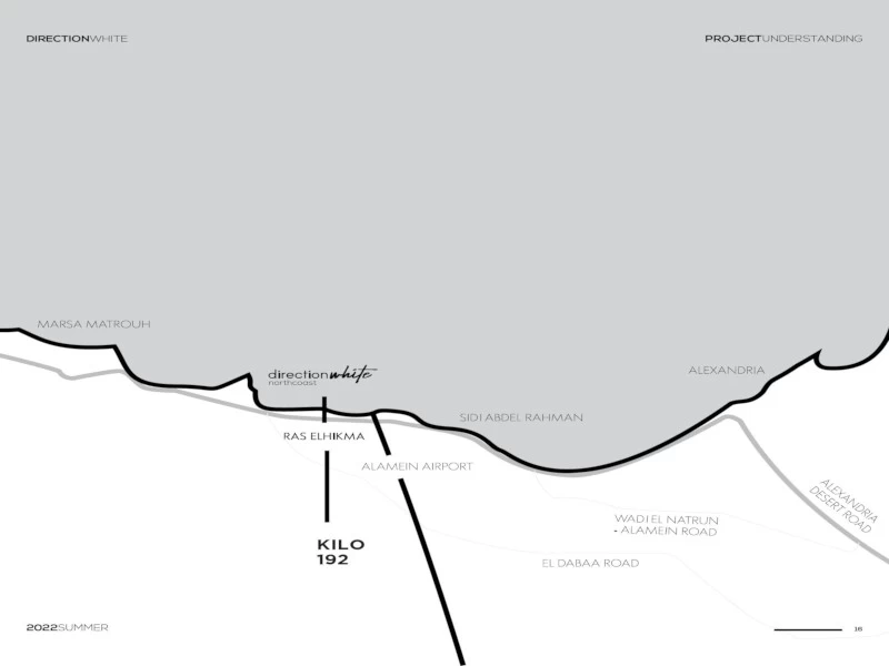 location of direction white north coast